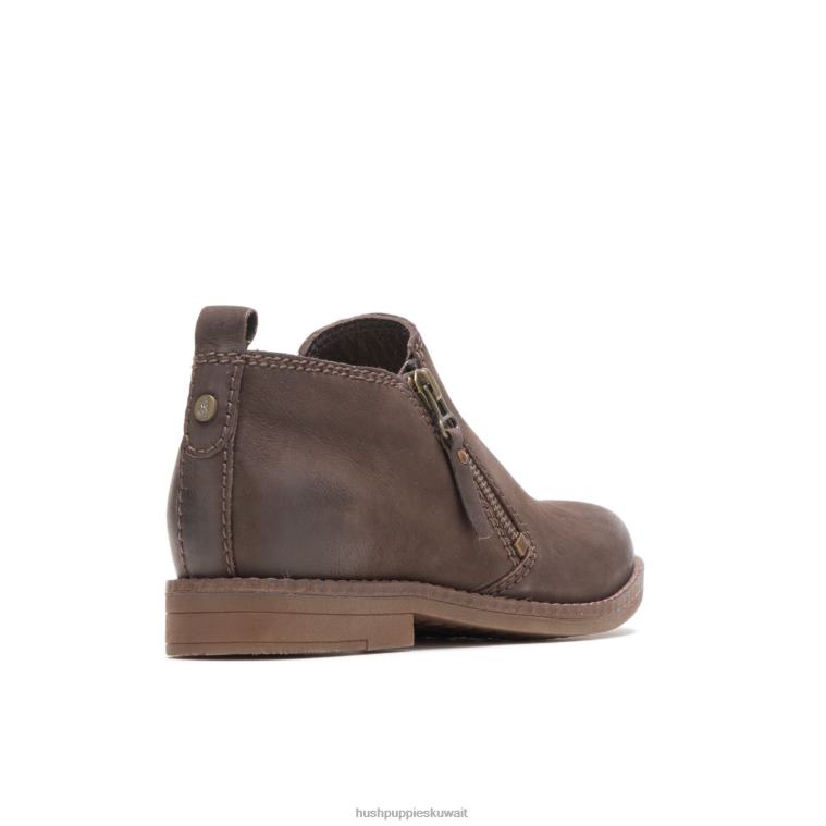 كو Hush Puppies نحيف التمهيد مازن كايتو nubuck بني غامق حذاء طويل HZ8X4164