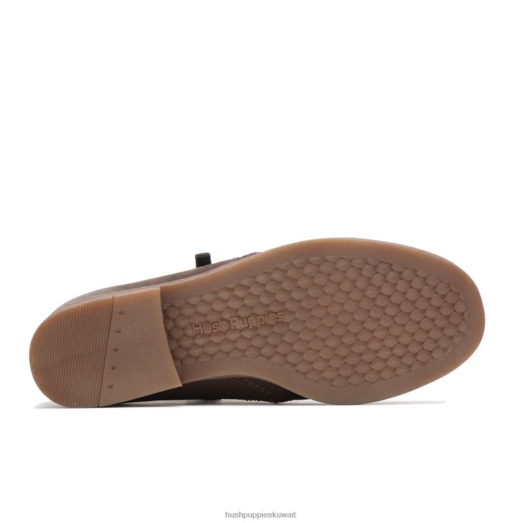 كو Hush Puppies نحيف التمهيد مازن كايتو nubuck بني غامق حذاء طويل HZ8X4164