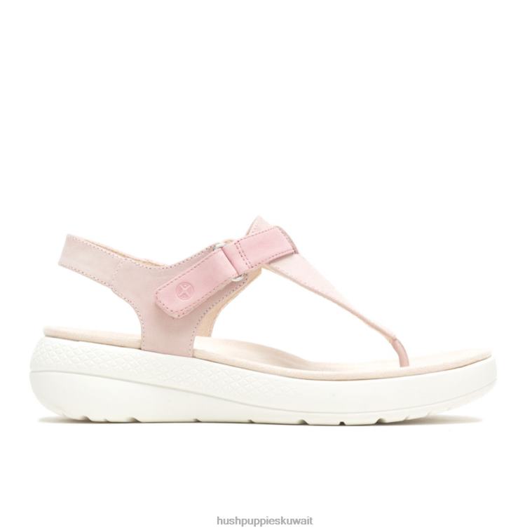 كو Hush Puppies نحيف تنفس صندل toepost nubuck الوردي المتربة صندل HZ8X438